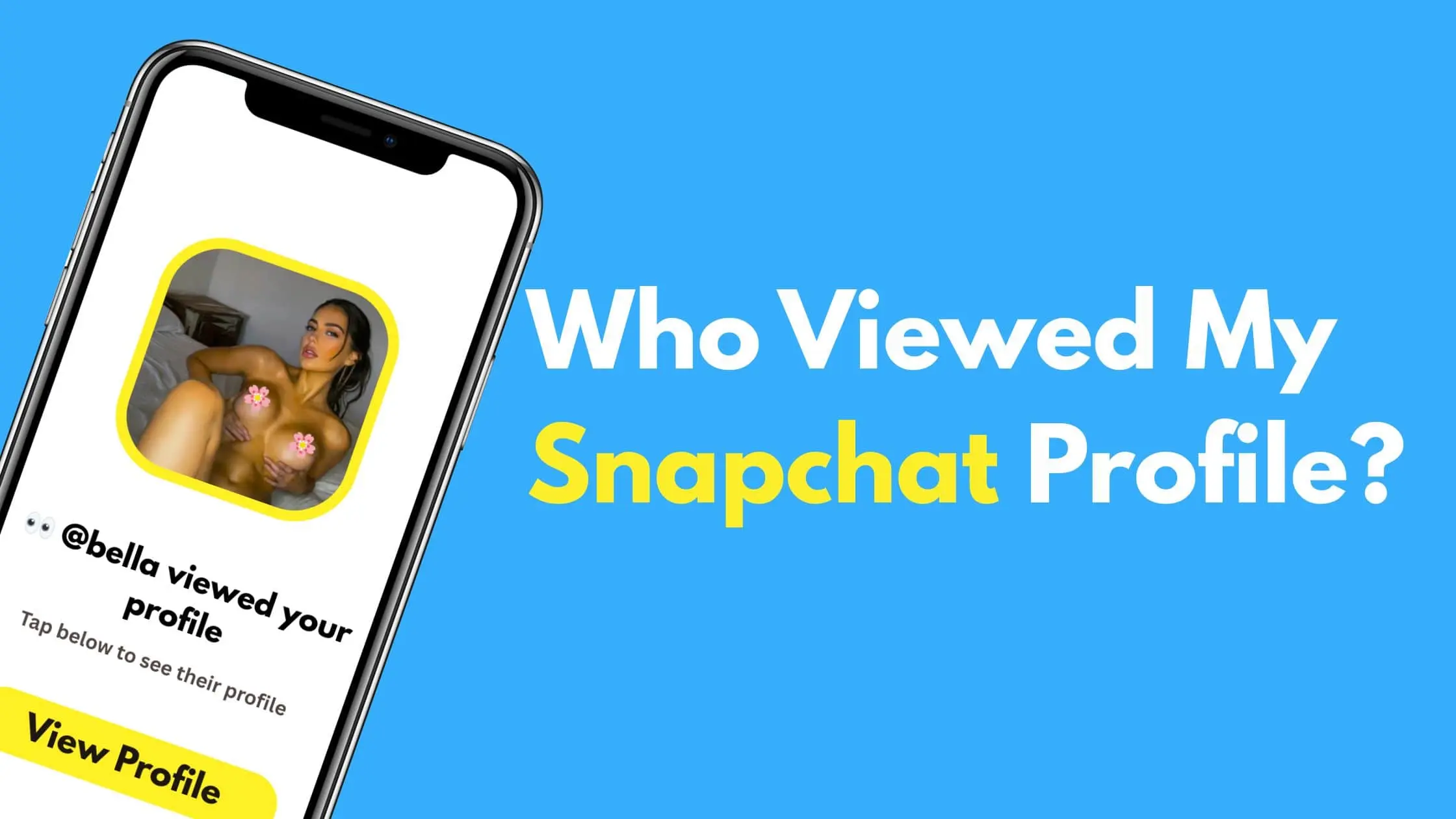 Snapchat profile viewer showing who viewed my Snapchat profile and how to check account visitors